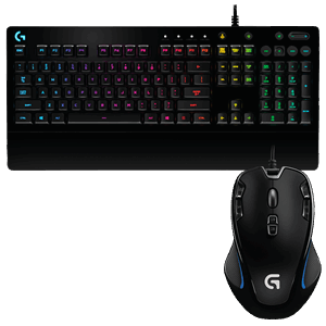 logitech gaming keyboard and mouse