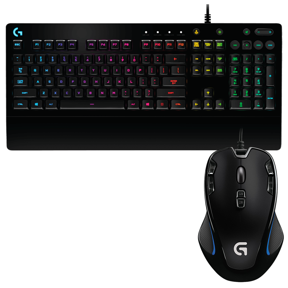 Logitech Gamer Keyboard and Mouse Bundle Pack EB Games Australia