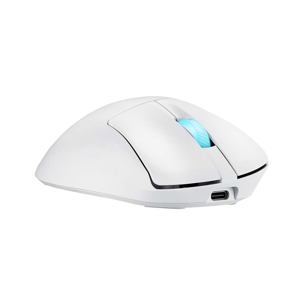 ASUS ROG - Keris II Origin eSports Ergo Wireless Gaming Mouse - White - Packshot 4