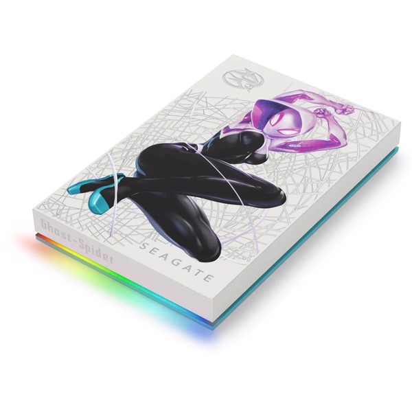 Marvel - Seagate 2TB FireCuda Portable Spider-Man Ghost Spider