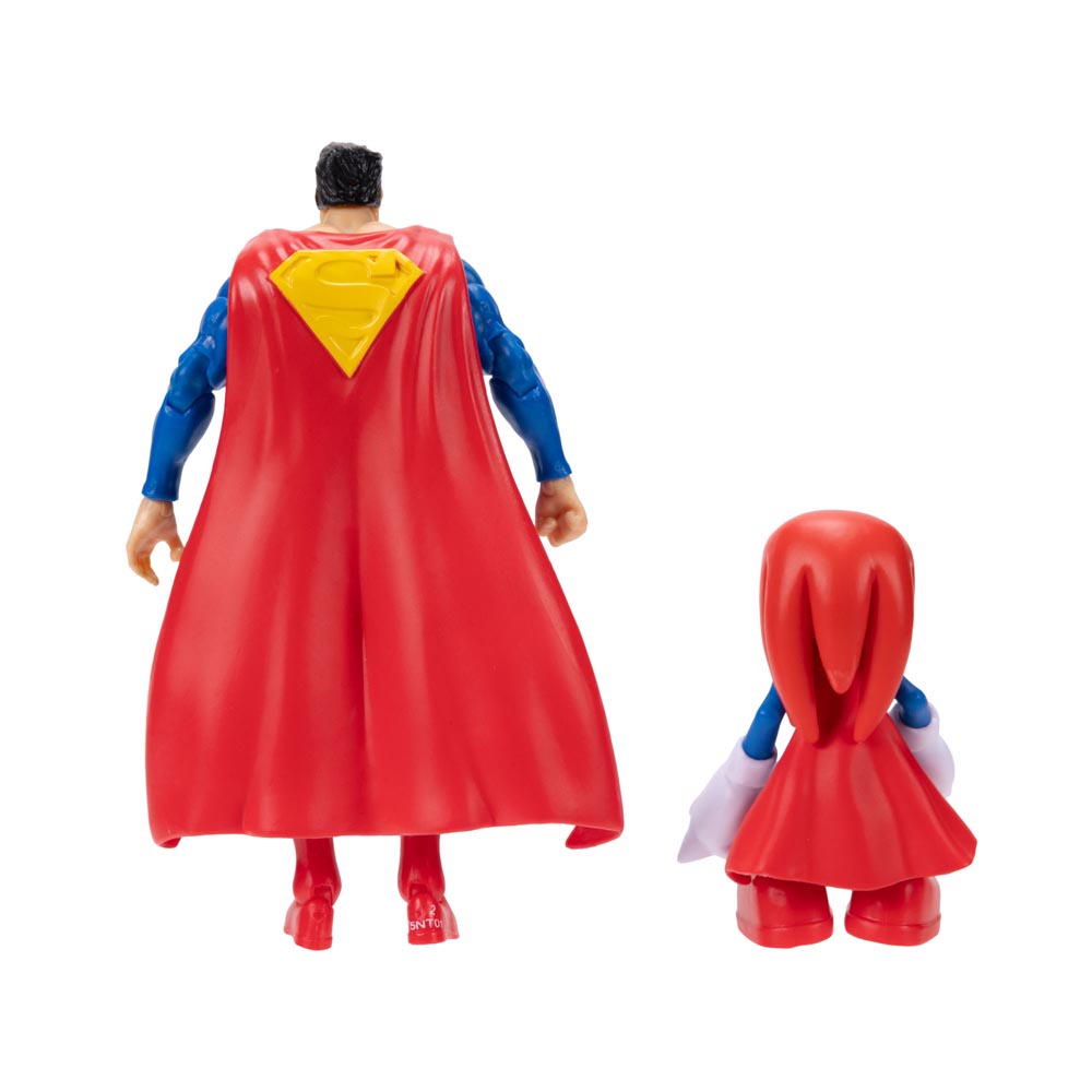 DC X Sonic the Hedgehog - Knuckles and Superman Action Figure 2-Pack - Packshot 3