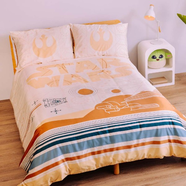 Star Wars - Tattooine Planet Quilt Cover Set - Queen - Packshot 1