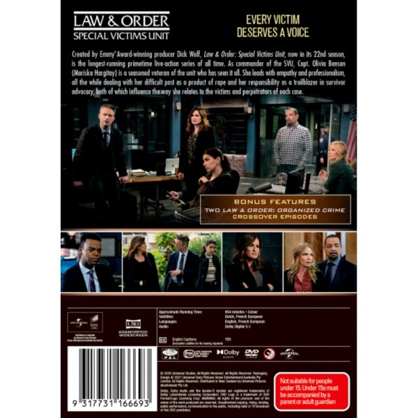 Law Order: Special Victims Unit: Season 22 Loot EB Games