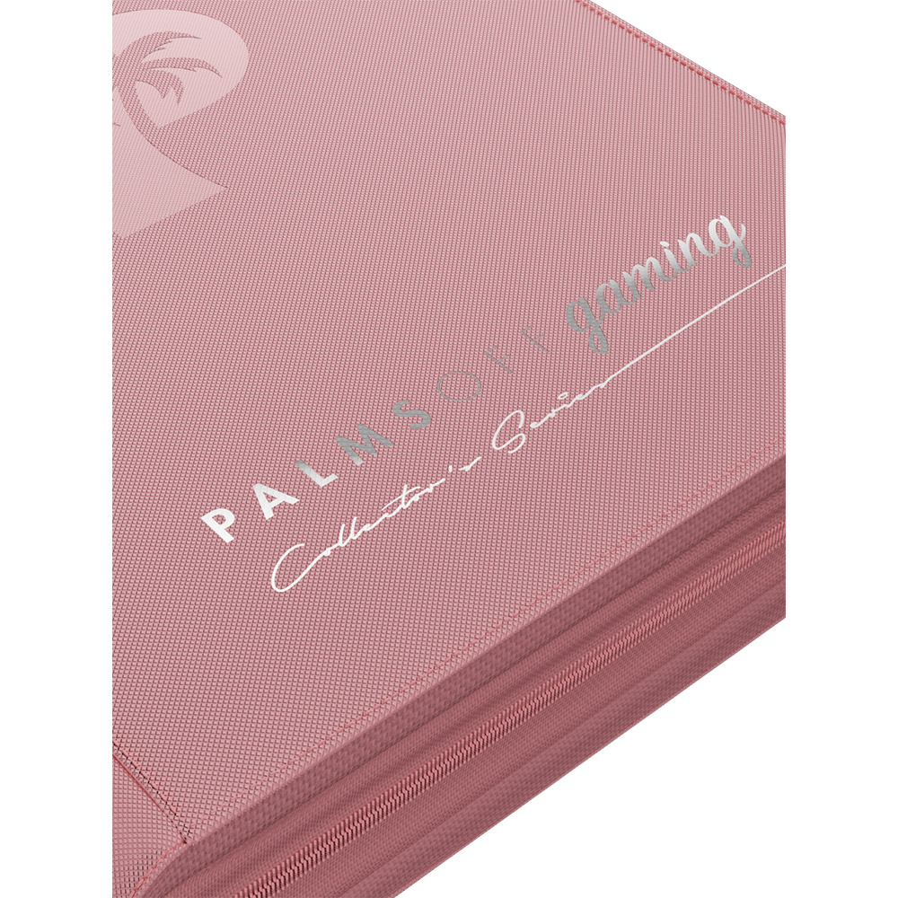 Palms Off Gaming - Collector's Series 4 Pocket Zip Trading Card Binder - Pink - Packshot 4