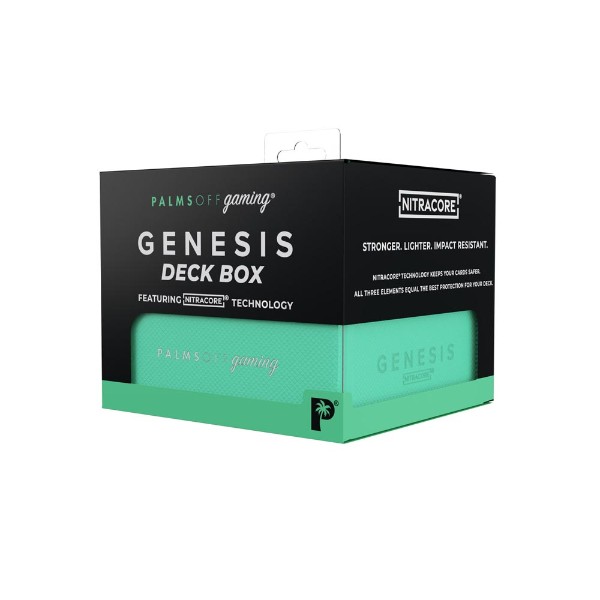 Palms Off Gaming - Genesis Deck Box - Turquoise - Packshot 6