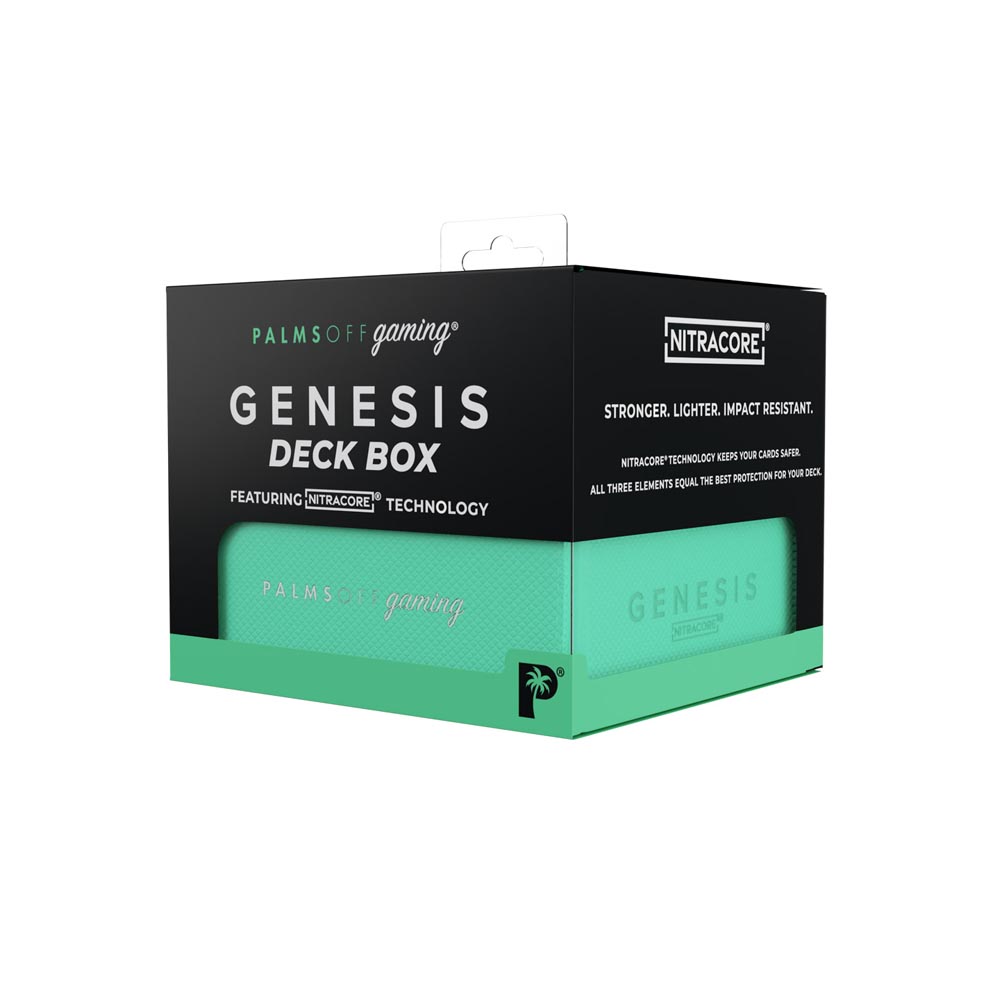Palms Off Gaming - Genesis Deck Box - Turquoise - Packshot 6
