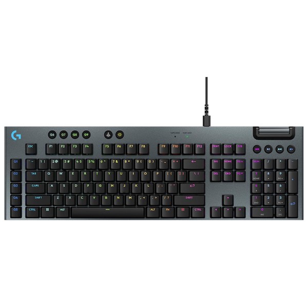 Logitech G915 X Low-Profile Wired Gaming Keyboard - Black - Packshot 1