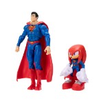 DC X Sonic the Hedgehog - Knuckles and Superman Action Figure 2-Pack - Packshot 2