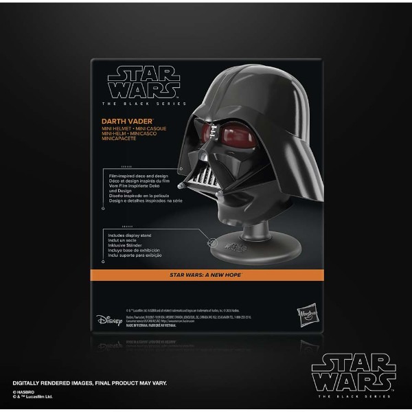 Star Wars - The Black Series Darth Vader Mini Helmet - Packshot 6