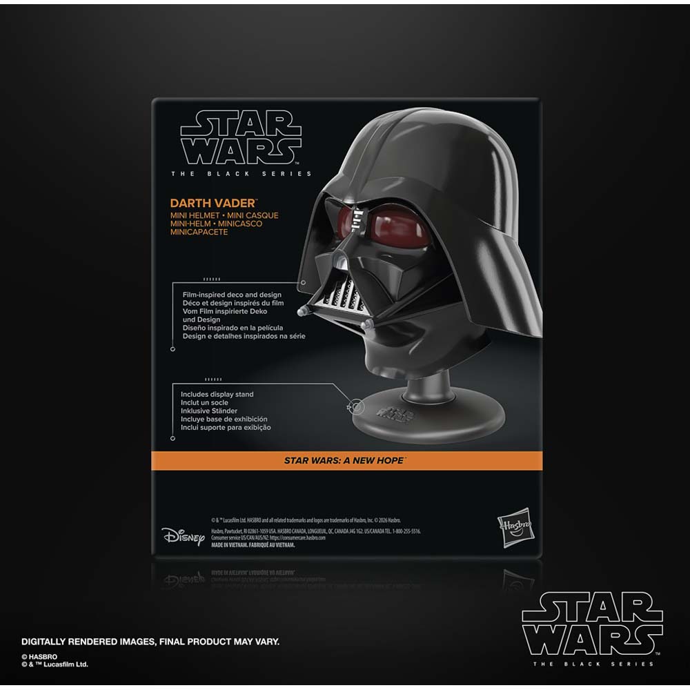 Star Wars - The Black Series Darth Vader Mini Helmet - Packshot 6
