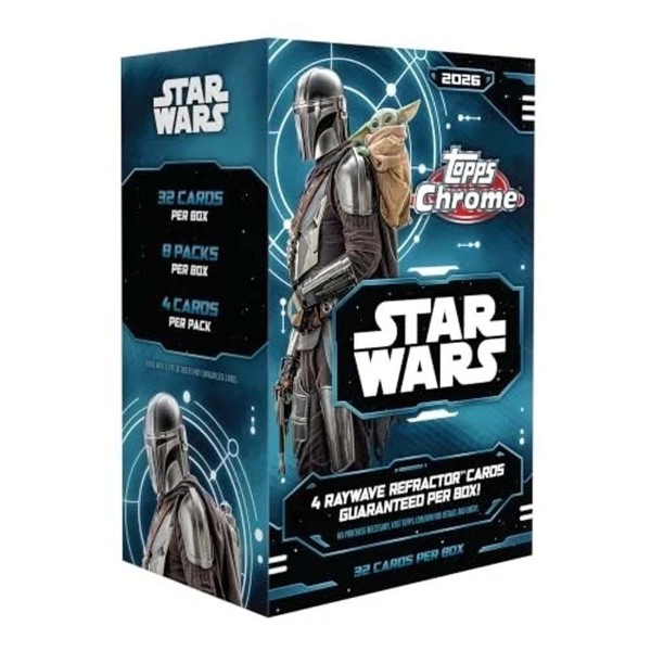 Star Wars - TC - Topps Chrome 2026 Value Box - Packshot 1