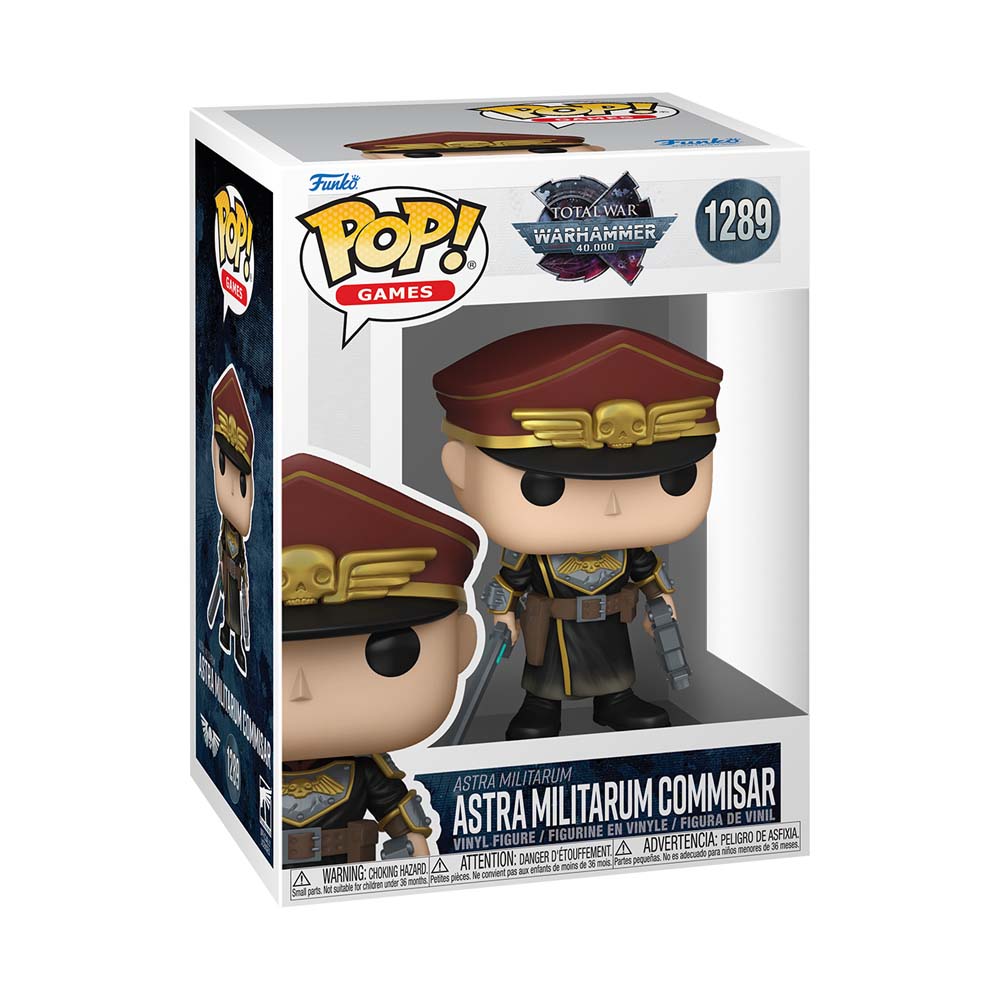Total War: Warhammer 40,000 - Astra Militarum Commisar Pop! Vinyl Figure - Packshot 2