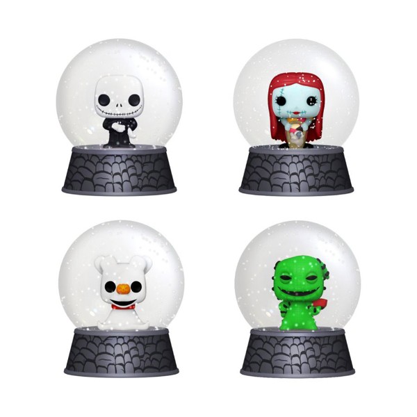 Disney - The Nightmare Before Christmas - Mini Pop! Snow Globes Vinyl Figure (Assorted) - Packshot 2