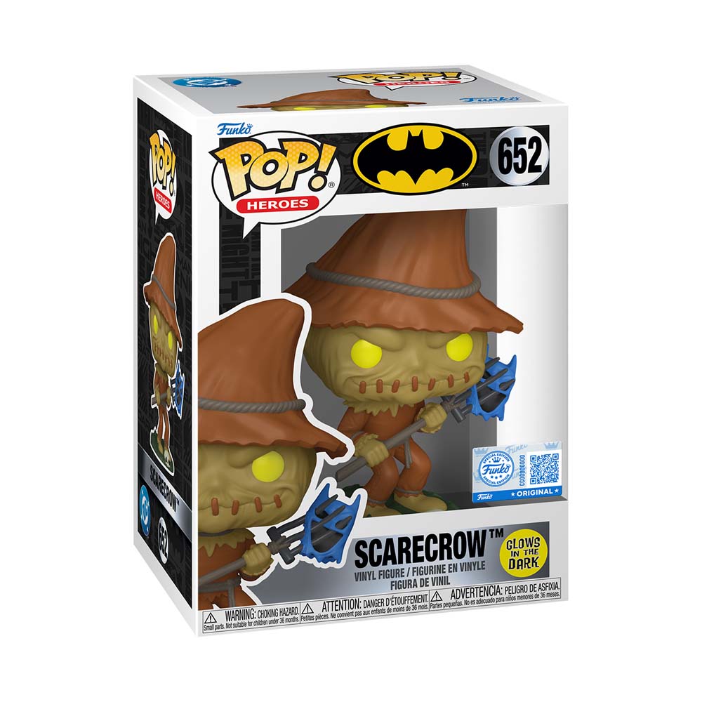 DC Comics - Batman - Scarecrow with Pitchfork Glow Pop! Vinyl Figure - Packshot 3