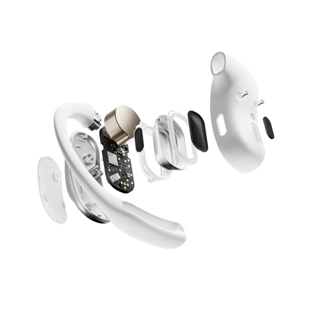 Shokz - OpenFit Air - White - Packshot 3