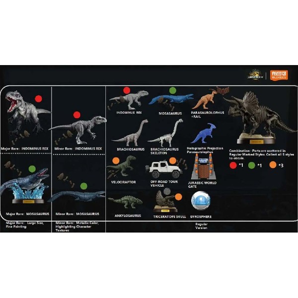 Jurassic World - Terraventure TS02 Model Kit Blind Box (Single Box) - Packshot 2