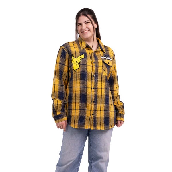Pokemon - Gotta Catch 'Em All! Flannel Long-Sleeve Shirt - Packshot 4