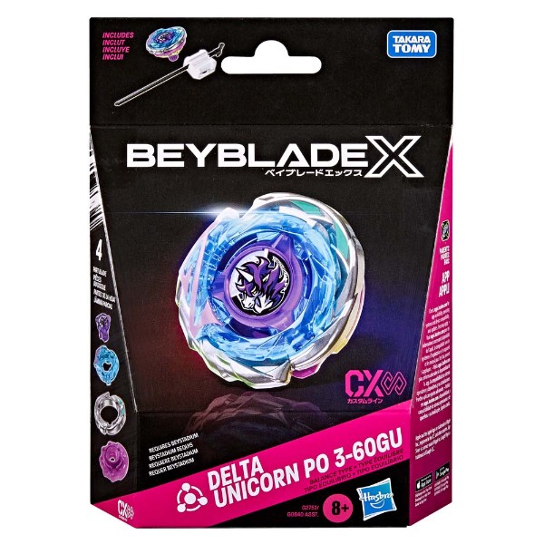 Beyblade X - Delta Unicorn PO 3-60GU CX Infinity Starter Pack Set - Packshot 5