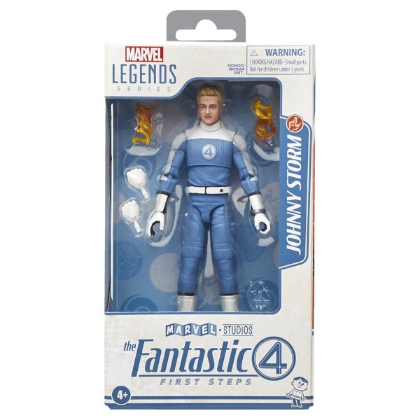 Marvel - The Fantastic Four: First Steps - Legends Series Johnny Storm Action Figure - Packshot 6