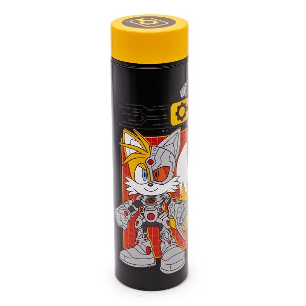 DC X Sonic the Hedgehog - Tails & Cyborg Metal Bottle - Packshot 3