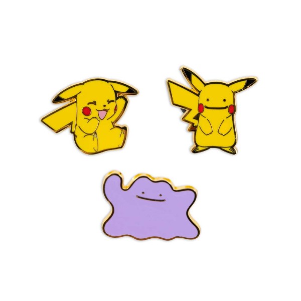 Pokemon - Ditto & Pikachu Pin 3-Pack - Packshot 1