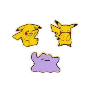 Pokemon - Ditto & Pikachu Pin 3-Pack
