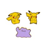 Pokemon - Ditto & Pikachu Pin 3-Pack