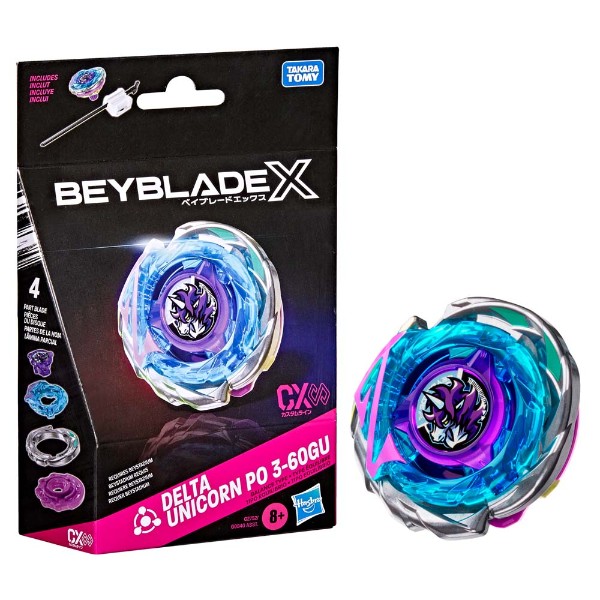 Beyblade X - Delta Unicorn PO 3-60GU CX Infinity Starter Pack Set - Packshot 1
