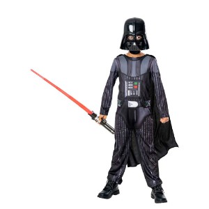 Star Wars - Darth Vader Costume & Lightsaber - Kids