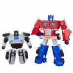 Transformers - Deluxe Class Optimus Prime & Autobot Jazz Cereal Box Action Figure Set - Packshot 1