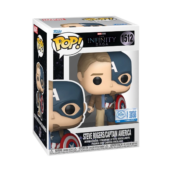 Marvel - Infinity Saga - Steve Rogers / Captain America Pop! Vinyl Figure - Packshot 2