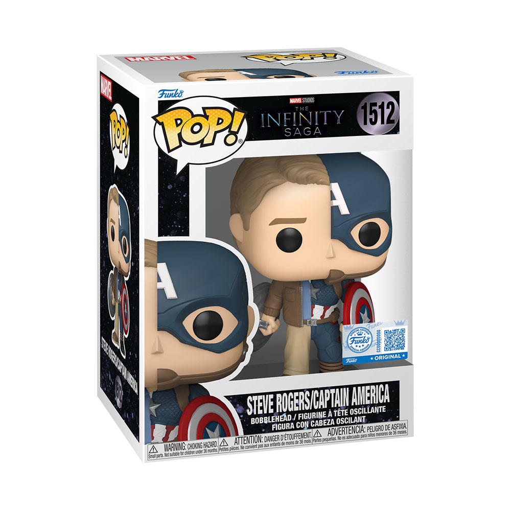 Marvel - Infinity Saga - Steve Rogers / Captain America Pop! Vinyl Figure - Packshot 2