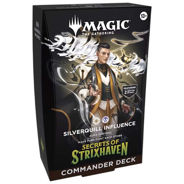 Magic: the Gathering - TCG - Secrets of Strixhaven Commander Deck - Silverquill Influence - Packshot 1