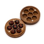 Dragon Eye Dice Set with Wood Box - Black