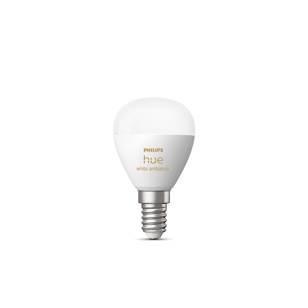 Philips - Hue White Ambiance Luster E14 Smart Bulb - Packshot 2