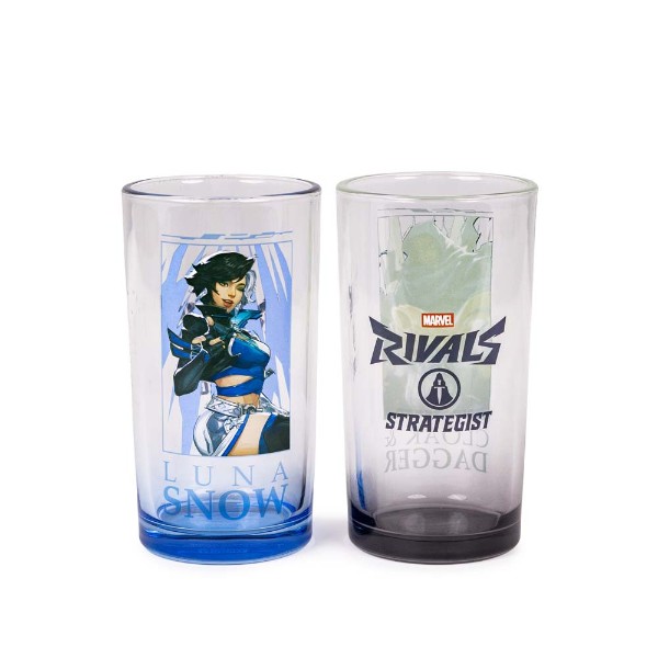 Marvel Rivals - Luna Snow and Cloak & Dagger Glass 2-Pack - Packshot 1