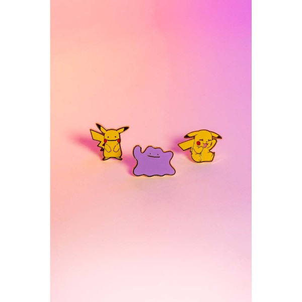 Pokemon - Ditto & Pikachu Pin 3-Pack - Packshot 2