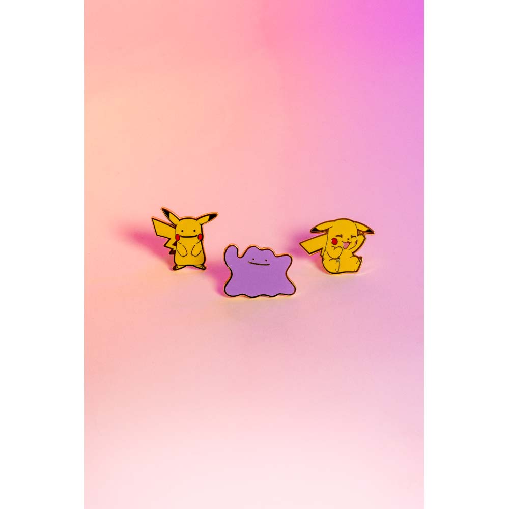 Pokemon - Ditto & Pikachu Pin 3-Pack - Packshot 2