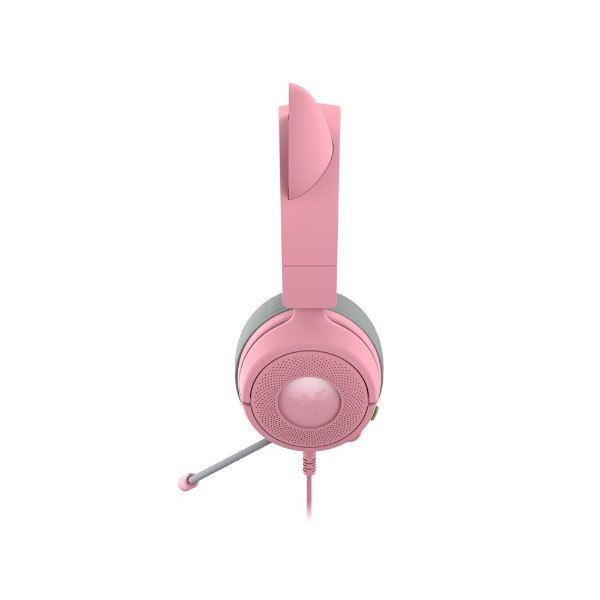 Razer Kraken V3 X Kitty Ears Gaming Wired Headset - Quartz - Packshot 4