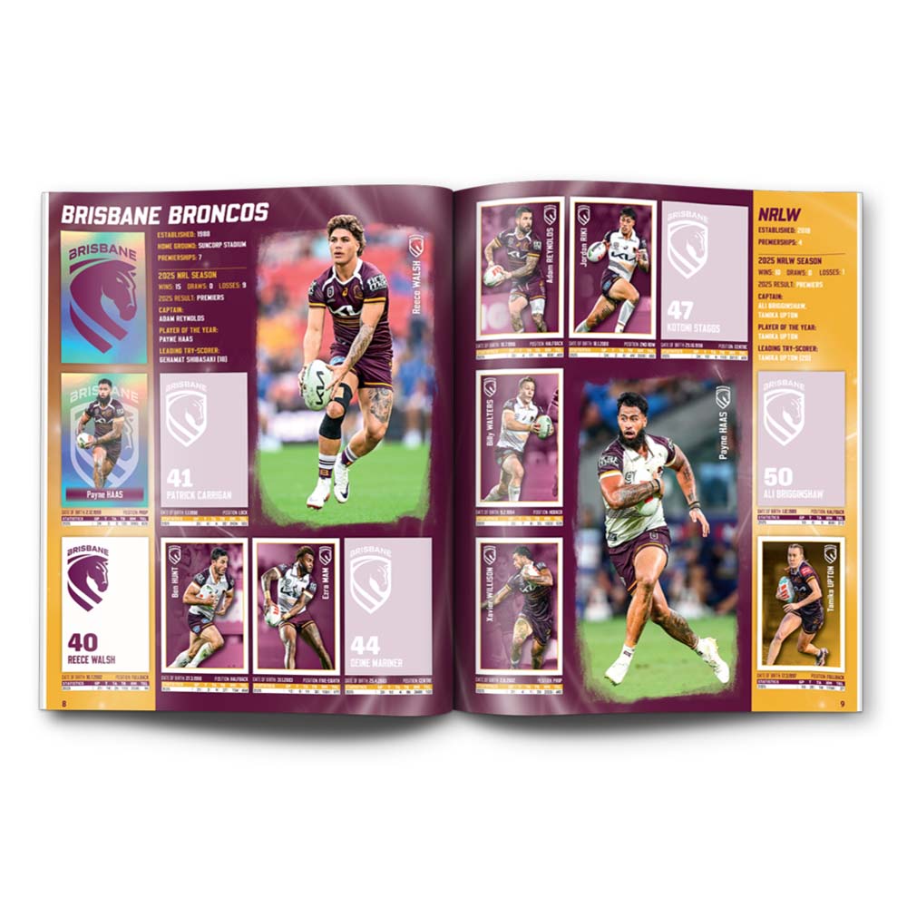 NRL - Select 2026 Footy Stickers Book Bundle - Packshot 3