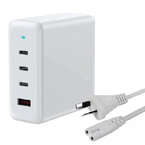 USP 100W Four Ports USB-C PD GaN Wall Charger - White