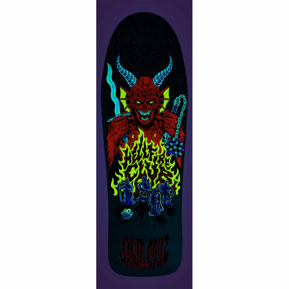 Stranger Things - Santa Cruz Hellfire Flame Skateboard Deck 10in - Packshot 2