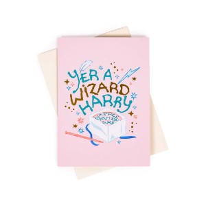 Harry Potter - Yer A Wizard Harry Birthday Card