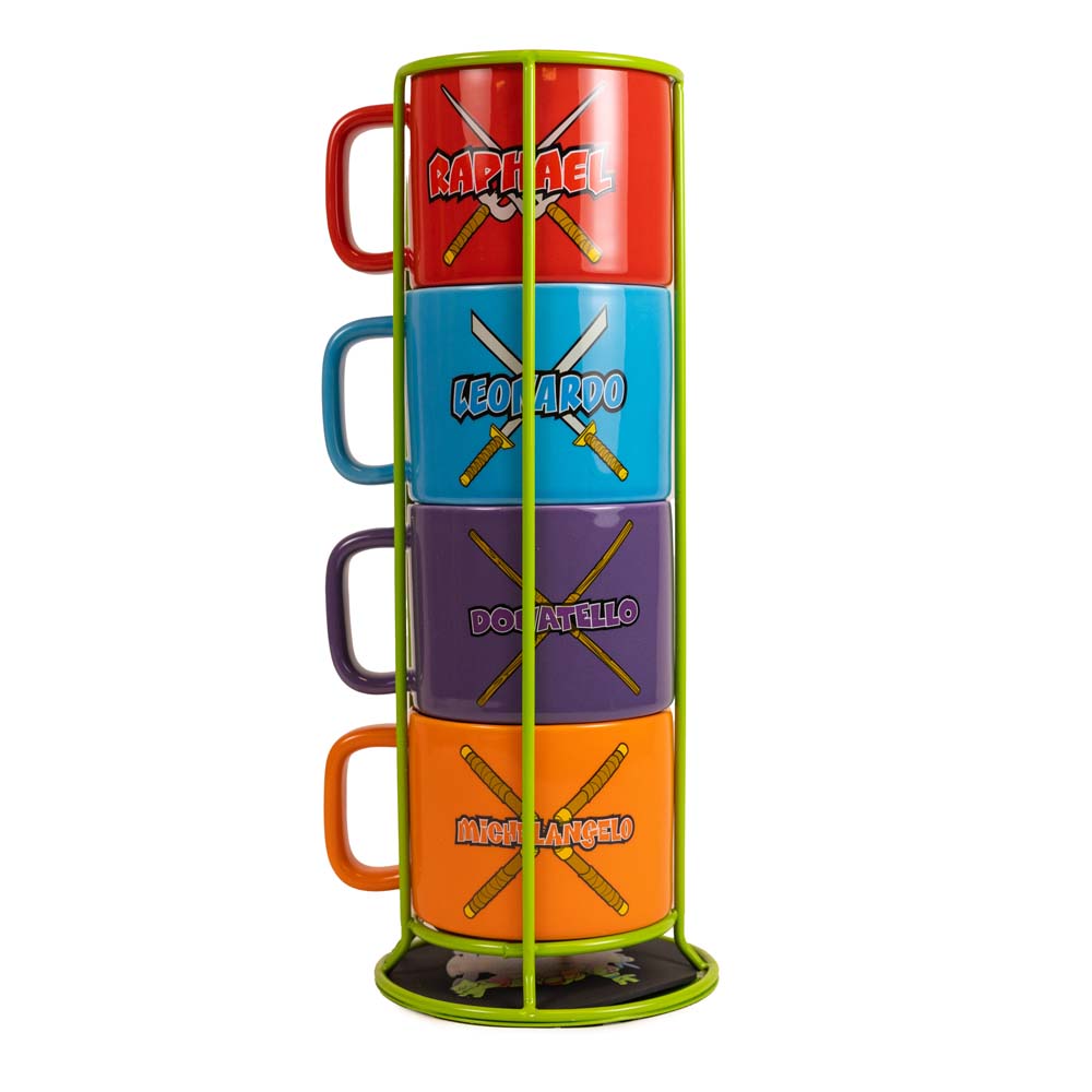 Teenage Mutant Ninja Turtles - Turtles Mug Stack 4-Pack (with Stand) - Packshot 2