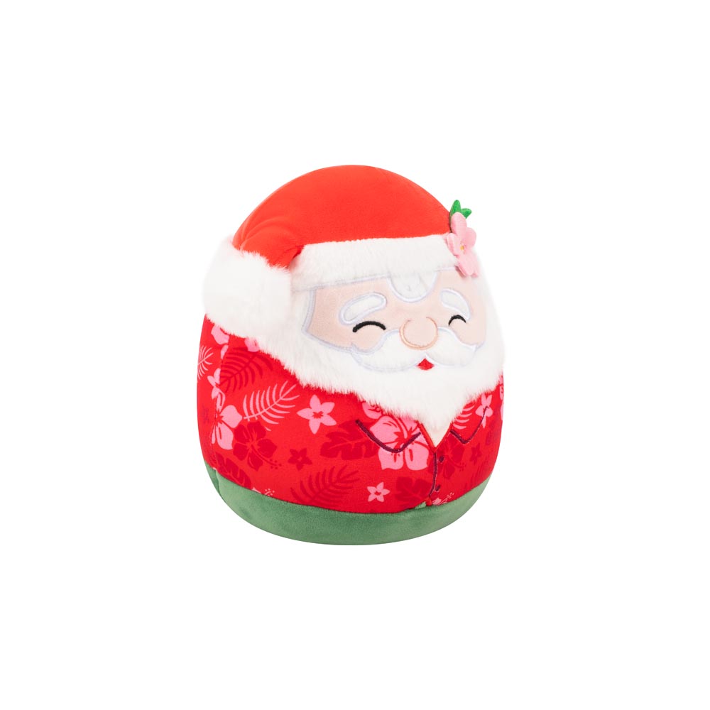 Squishmallows - Nick the Santa Claus in Red Hawaiian Shirt 7.5" Christmas Plush - Packshot 3