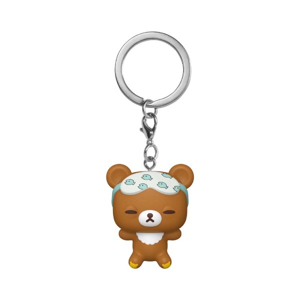 Rilakkuma - Chairoikoguma (Sleepy) Pocket Pop! Keyring - Packshot 1
