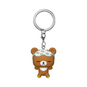 Rilakkuma - Chairoikoguma (Sleepy) Pocket Pop! Keyring