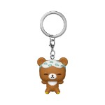Rilakkuma - Chairoikoguma (Sleepy) Pocket Pop! Keyring - Packshot 1