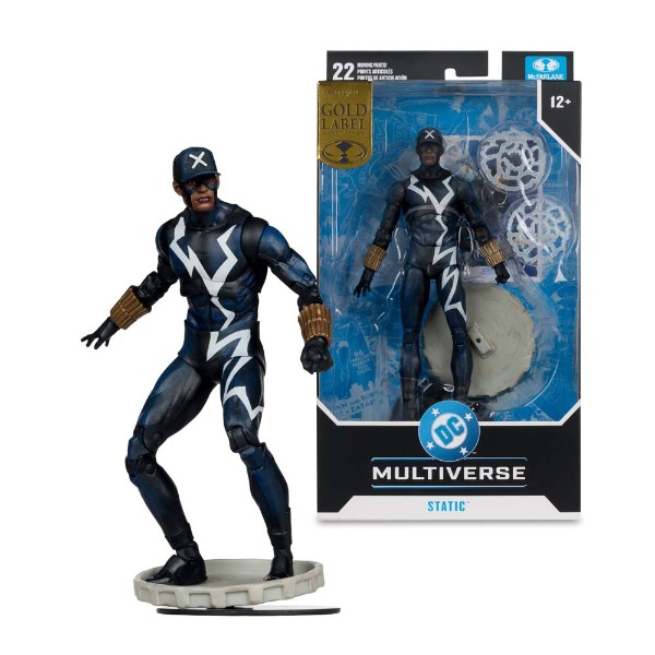 DC Comics - DC Multiverse Static (Trial By Fire) Gold Label Action Figure - Packshot 6