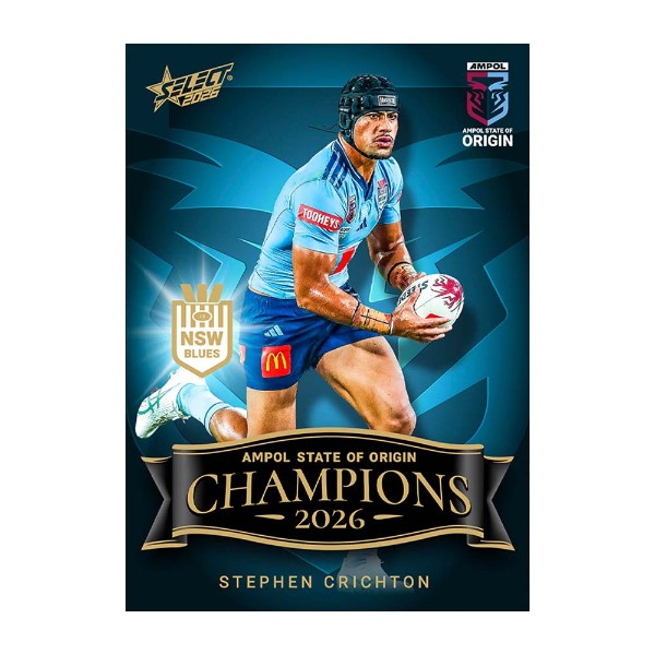 NRL - TC - 2026 State of Origin Champions Card Set - NSW Blues - Packshot 4